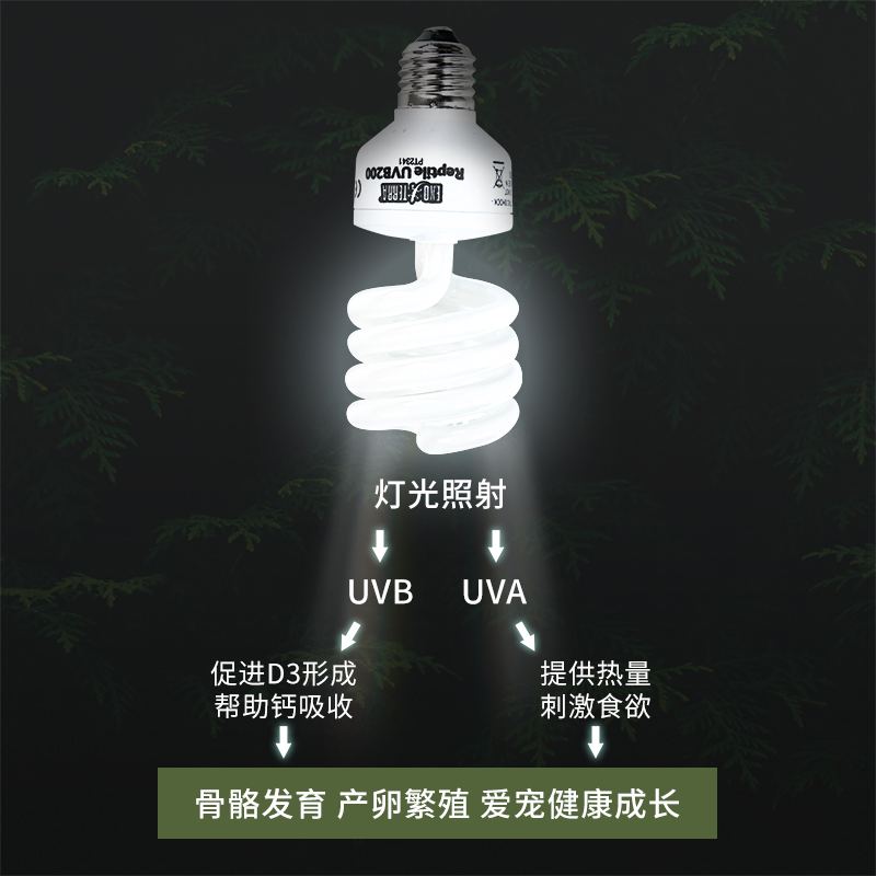 HAGEN希瑾UVB灯补钙爬虫陆龟水龟蜥蜴鬃狮爬宠饲养箱紫外线晒背灯,淘宝优惠券,粉丝福利购,淘宝优惠卷