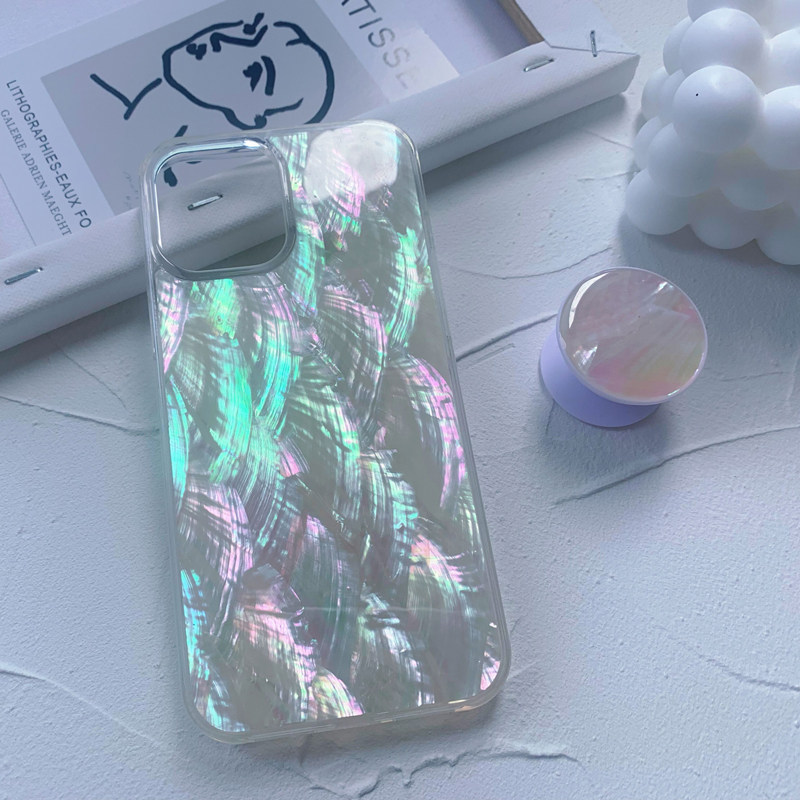 鞠婧祎同款适用iphone14promax手机壳x贝壳纹苹果13贝母xs镭射12女款11仙女时尚全包防摔12mini,淘宝优惠券,粉丝福利购,淘宝优惠卷