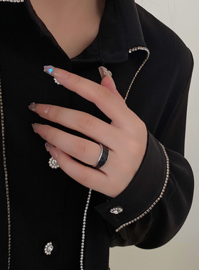 韩国个性不规则小众设计戒指