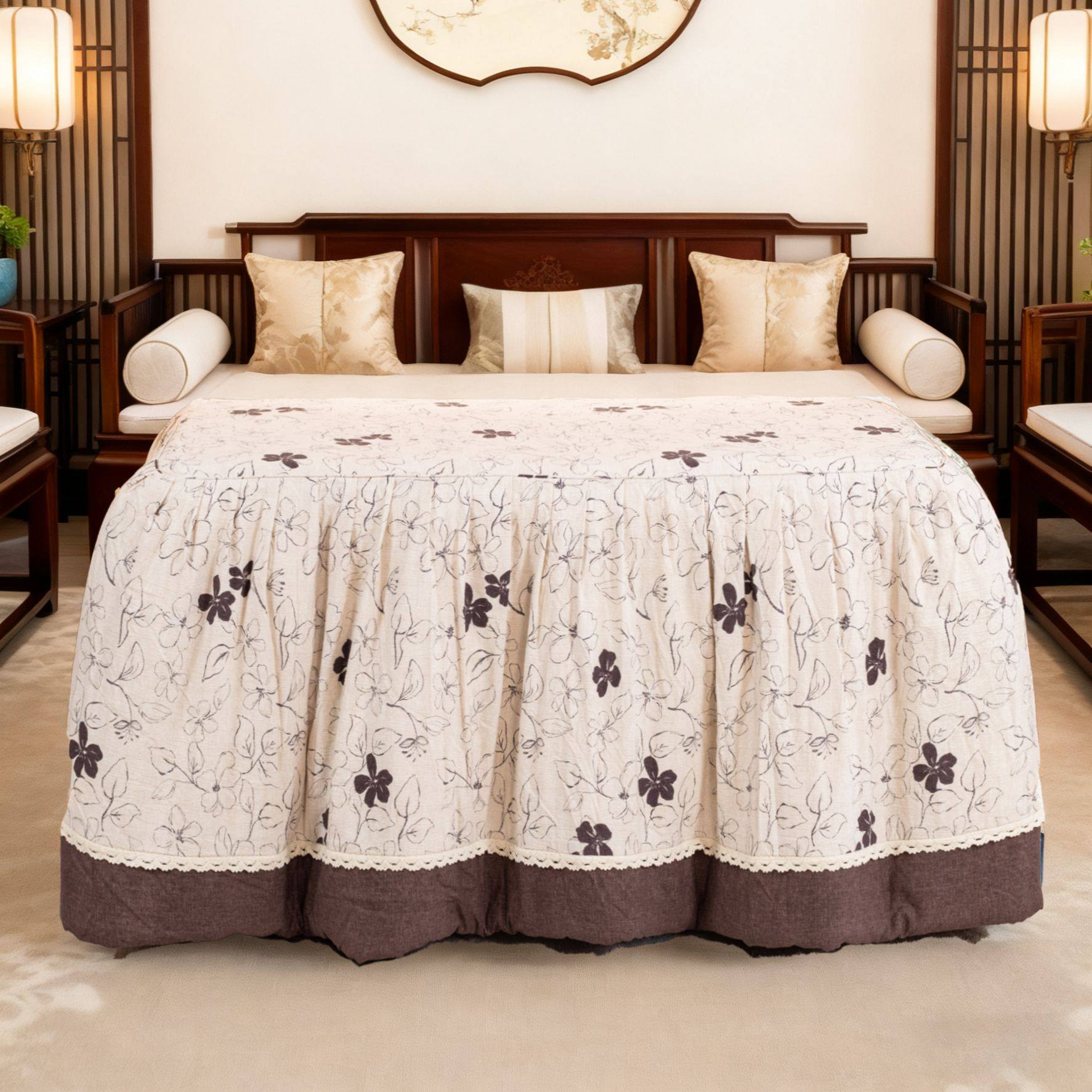 湘周记2025新款脱胆烤火罩烤火桌布罩套长方形可拆洗加厚电暖桌罩,淘宝优惠券,粉丝福利购,淘宝优惠卷