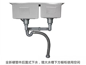 华尔顿4mm手工水槽304不锈钢双槽拉丝厨房龙头洗菜盆洗碗池盆包邮