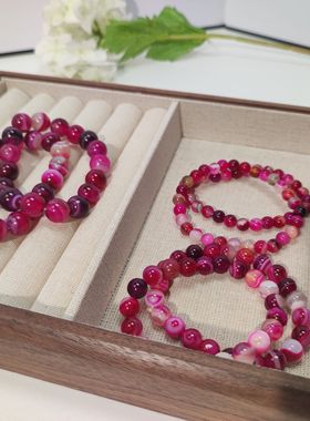 满19包邮 diy手链手串珠配珠彩色珠手镯手链珠珠盘串叠戴