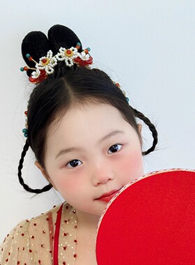 在逃公主古风汉服复古发夹发卡