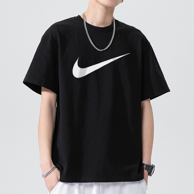 NIKE耐克男士T恤短袖运动上衣官网旗舰2024新款秋季半袖透气体恤_虎窝淘