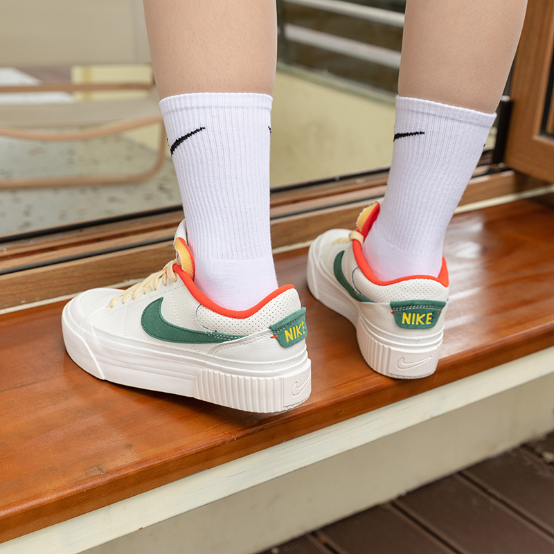 Nike耐克女鞋官方旗舰正品2024新款夏季运动休闲鞋松糕增高板鞋女