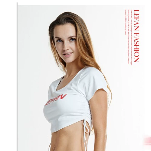 Эластичный корсет, спортивные вставки в бюстгальтер, бюстгальтер-топ, короткий рукав, для выступлений