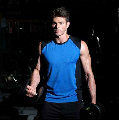 Летняя дышащая быстросохнущая эластичная спортивная футболка для спортзала, для бега, короткий рукав