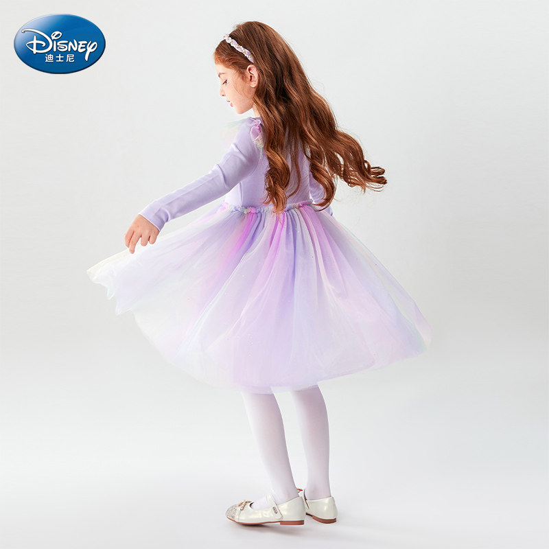 迪士尼女童公主裙2026新款春季爱莎公主裙子女童连衣裙儿童裙子女,淘宝优惠券,粉丝福利购,淘宝优惠卷
