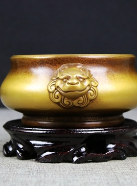 供佛狮子头供奉香炉香炉仿古风