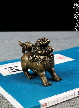 薰炉狮子仿古禅意小号瑞兽摆件