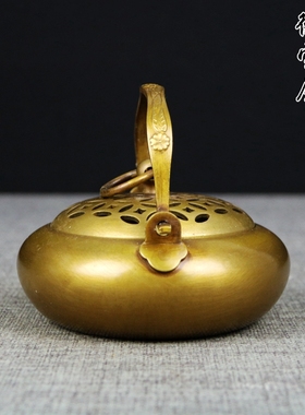 取暖香碳香随身纯铜用炭沉檀手炉