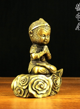 铜摆件复古桌面铜齐天大圣孙悟空