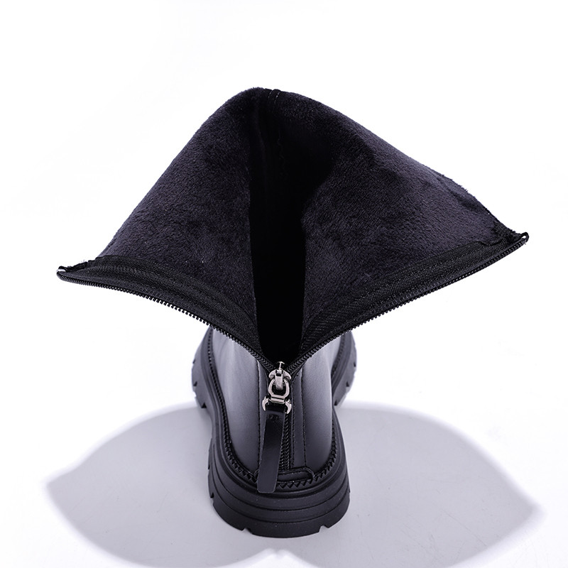 秋冬新款女童鞋子中筒靴侧拉链厚底马丁靴,淘宝优惠券,粉丝福利购,淘宝优惠卷