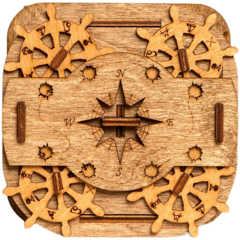 Puzzle解谜玩具戴维琼斯木质十级高难度解密机关盒益智烧脑礼物 - 图2