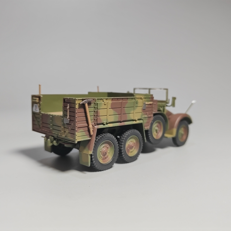 1:43二战德军克虏伯KFZ70卡车模型合金仿真运输车摆件微缩摄影 - 图1