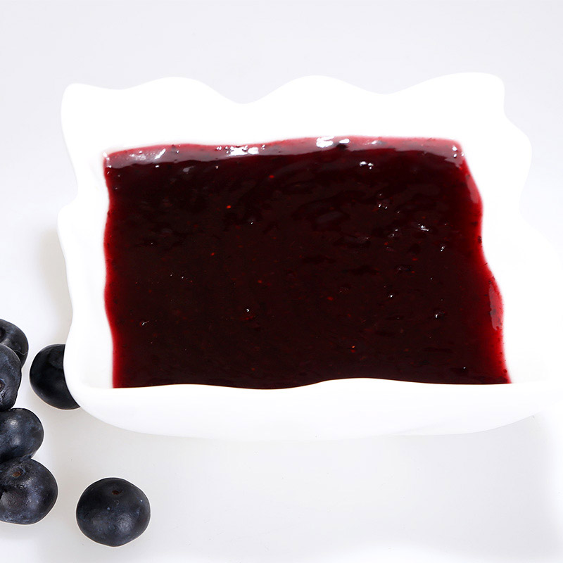 博多家园蓝莓果泥果酱烘焙冲饮奶茶商用原料果酱1.3kg包邮临期-图2