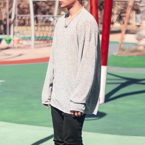 #Mf magefara gargam long -sleeved t -hish maobian design trend parkour fitness -hip -hip -hip.
