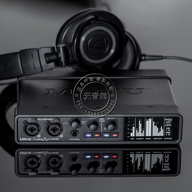 马头MOTU Ultralite MK5 音频接口外置声卡18进22出 usb音频声卡 - 图0