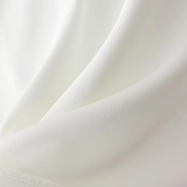 Fat mm white solid color professional all-match long-sleeved shirt loose casual commuting shirt large size cover belly hidden meat spring clothing