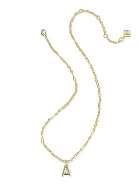 海外代购Kendra Scott（饰品）女士项链金色字母日常搭配叠戴