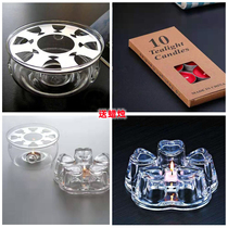 Promotion Heater Heat Resistant Glass Tea Set Candle Insulation Base Teapot Round Warm Tea Machine Can Open Flame Justice Cup