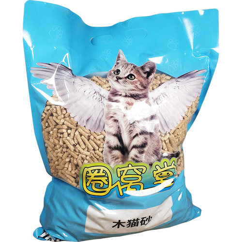 圈窝堂松木猫砂5kg 木粒垫材除臭超强吸水木粒 - 图3