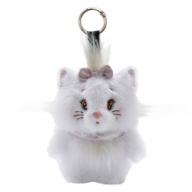 正迪士尼草莓熊毛绒耳机收纳零钱包挂件史迪奇路西法小飞象玛丽猫,淘宝优惠券,粉丝福利购,淘宝优惠卷