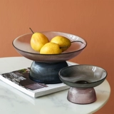 BX Light Luxury Creative Glass Fruit Plate Nordic гостиная орнамент домашний персонализированный кофейный столик для хранения орнамента