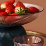 BX Light Luxury Creative Glass Fruit Plate Nordic гостиная орнамент домашний персонализированный кофейный столик для хранения орнамента