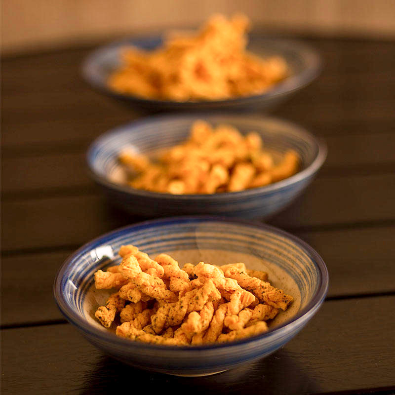 李子坝梁山鸡海苔麻花重庆地标菜网红小吃四川特产休闲零食小麻花 - 图0