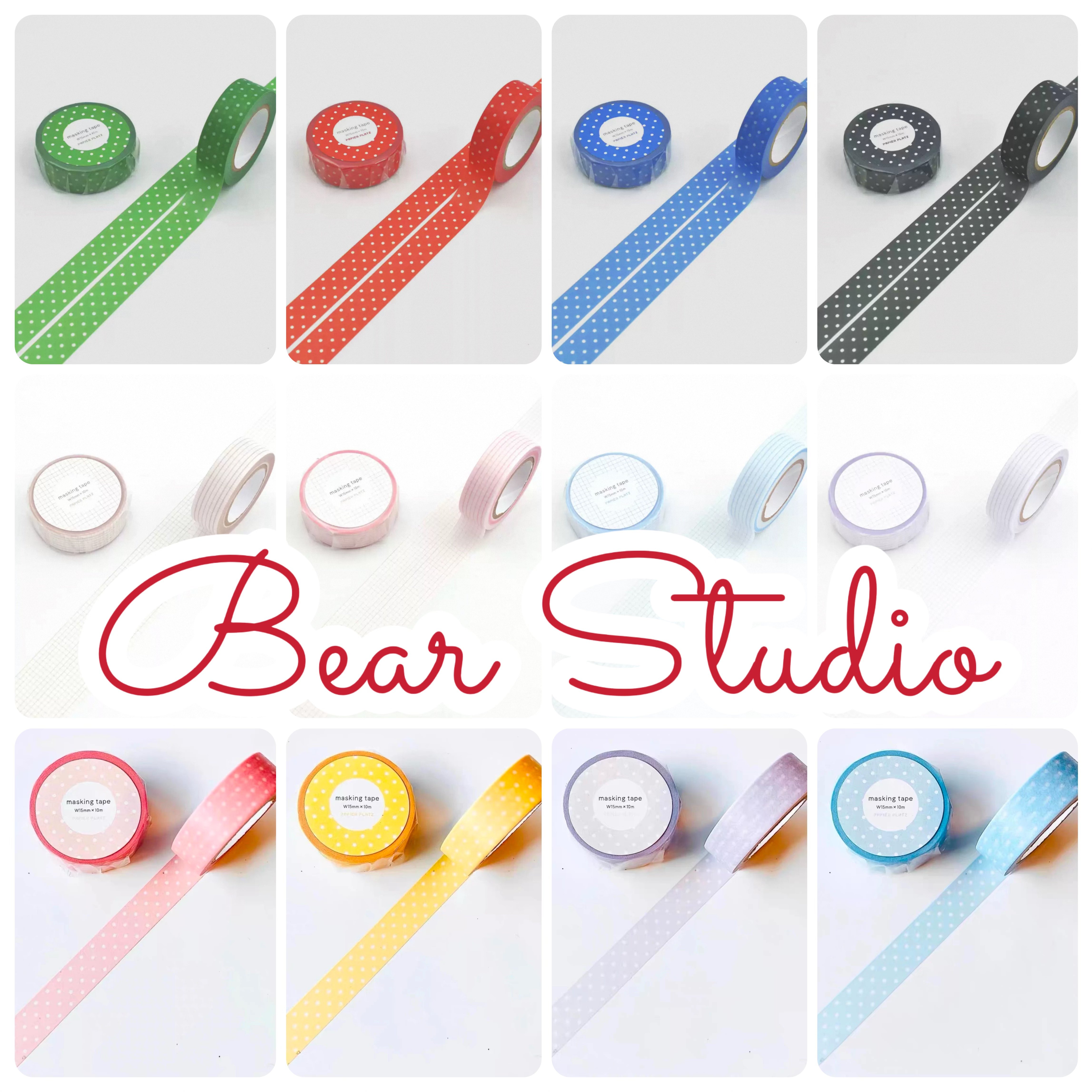 50cm分装  Papier Platz 格子 波点 手帐装饰 和纸胶带 日记拉条,淘宝优惠券,粉丝福利购,淘宝优惠卷