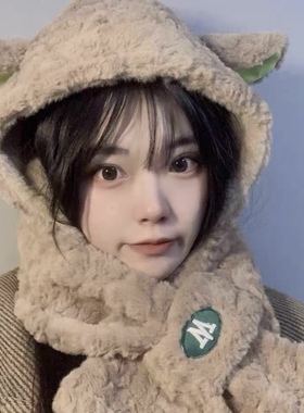 聆鹊包头帽/头巾帽可爱女冬季