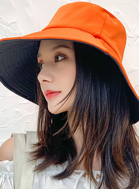 渔夫帽女夏天小雏菊日系可代