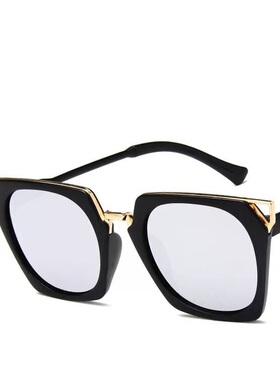 新款网红明星圆脸原宿风太阳眼镜