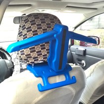 Third generation folding type 3-in-1 multifunctional car hanger with hanger armrests in the car