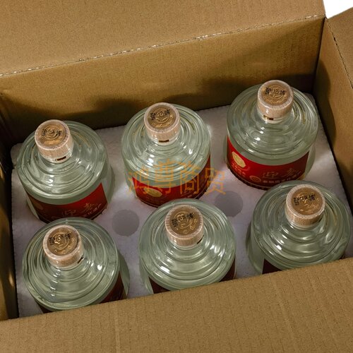 河北廊坊特产 迎春酒 54度 传承老酒 自饮 酱香型 光瓶 纯粮 白酒 - 图1