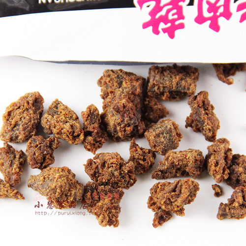 天津特产鑫杏林牛肉干45克x8袋牛肉粒怀旧零食休闲小吃童年包邮 - 图1