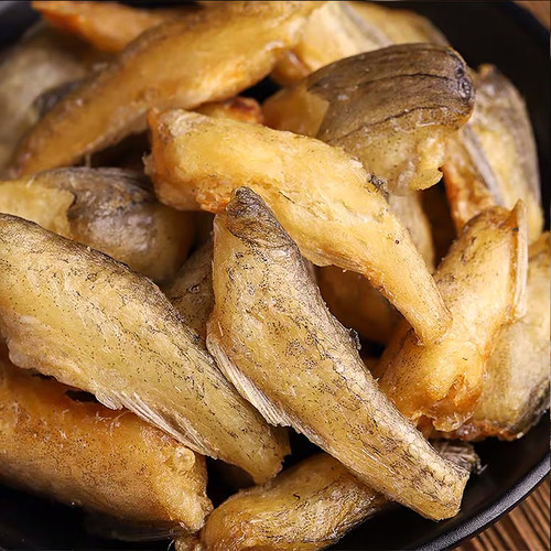 舟山特产香脆龙头鱼酥500g即食豆腐鱼干香酥龙头烘烤休闲海鲜零食 - 图1