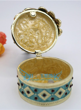 俄罗斯孔雀摆件柜台送礼工艺品