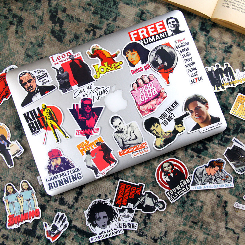 电影周边盗梦空间阿甘正传笔记本自行车电脑手机装饰旅行箱贴纸画,淘宝优惠券,粉丝福利购,淘宝优惠卷