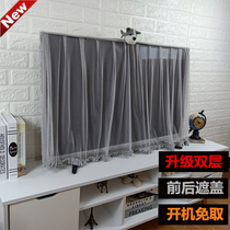 43 European-style TV cover 65 Monb 50 dust cover 55 cover towel 60 boot up not to take 49 minimalist frame 75 inch