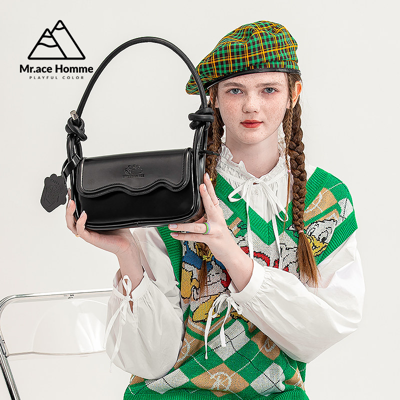 mrace快乐集市新款腋下女感单肩包 mracehomme女士包袋