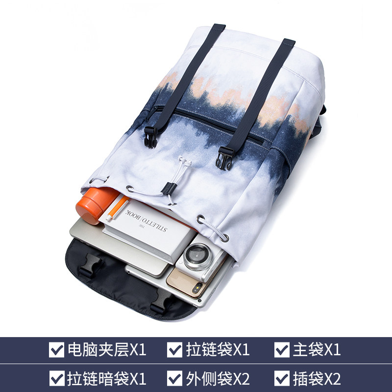 mracehomme新款大容量女15寸双肩包 mracehomme双肩背包