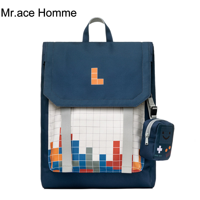 mr.ace homme女原创小众ins双肩包 mracehomme双肩背包