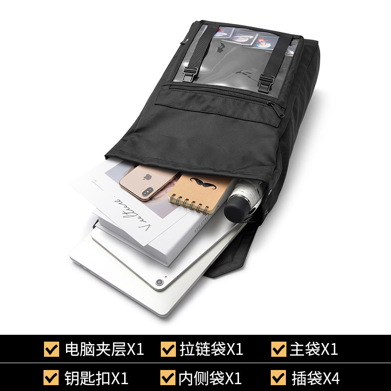 mrace新款大容量女15寸韩版电脑包 mracehomme双肩背包