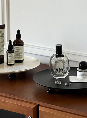 中古金属托盘首饰收纳盘饰品展示香薰托盘复古桌面装饰拍照道具