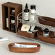 Desktop storage box 100 express delivery solid wood medieval style cosmetic storage tray aromatherapy tray high-end