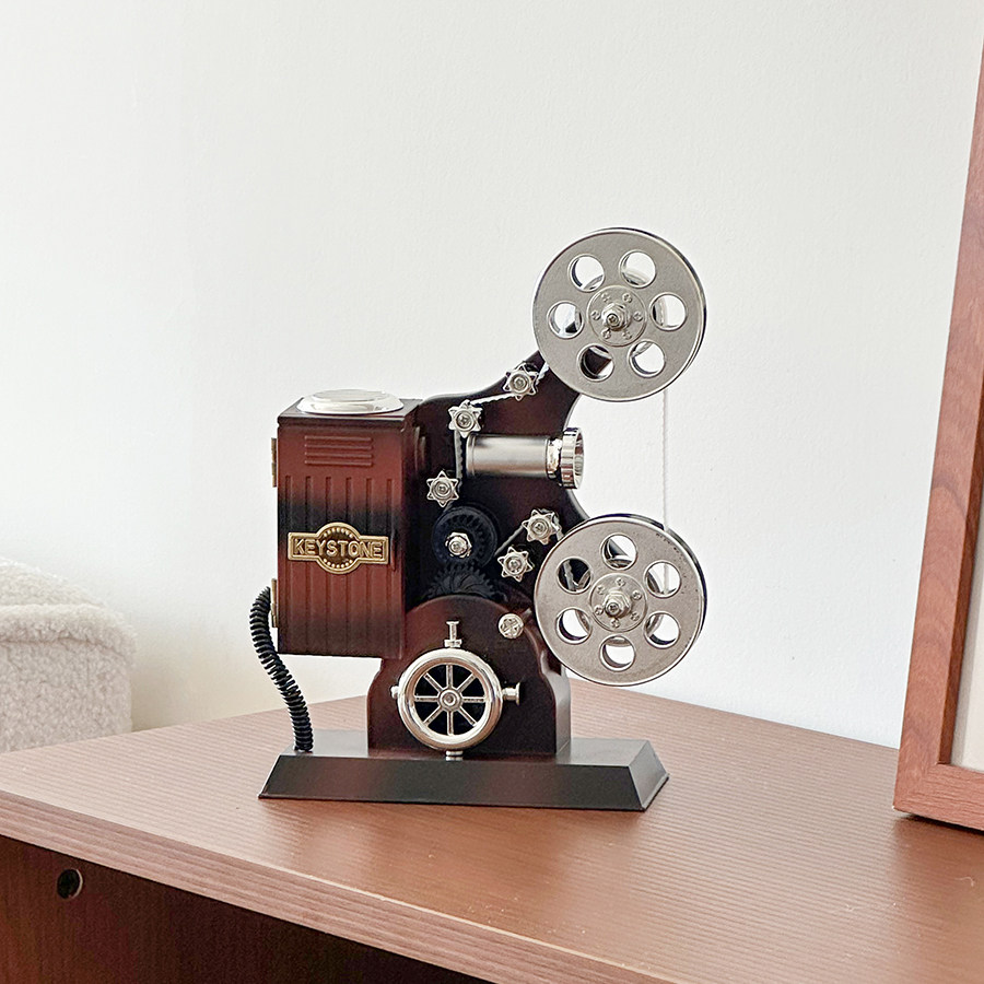 中古风小摆件桌面创意客厅玄关怀旧装饰品小众高级感音乐盒八音盒,淘宝优惠券,粉丝福利购,淘宝优惠卷