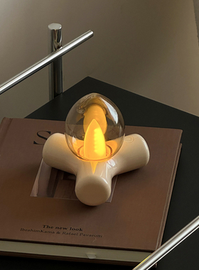 创意LED夜灯卧室床头灯装饰摆件复古怀旧奇趣家居客厅桌面装饰品