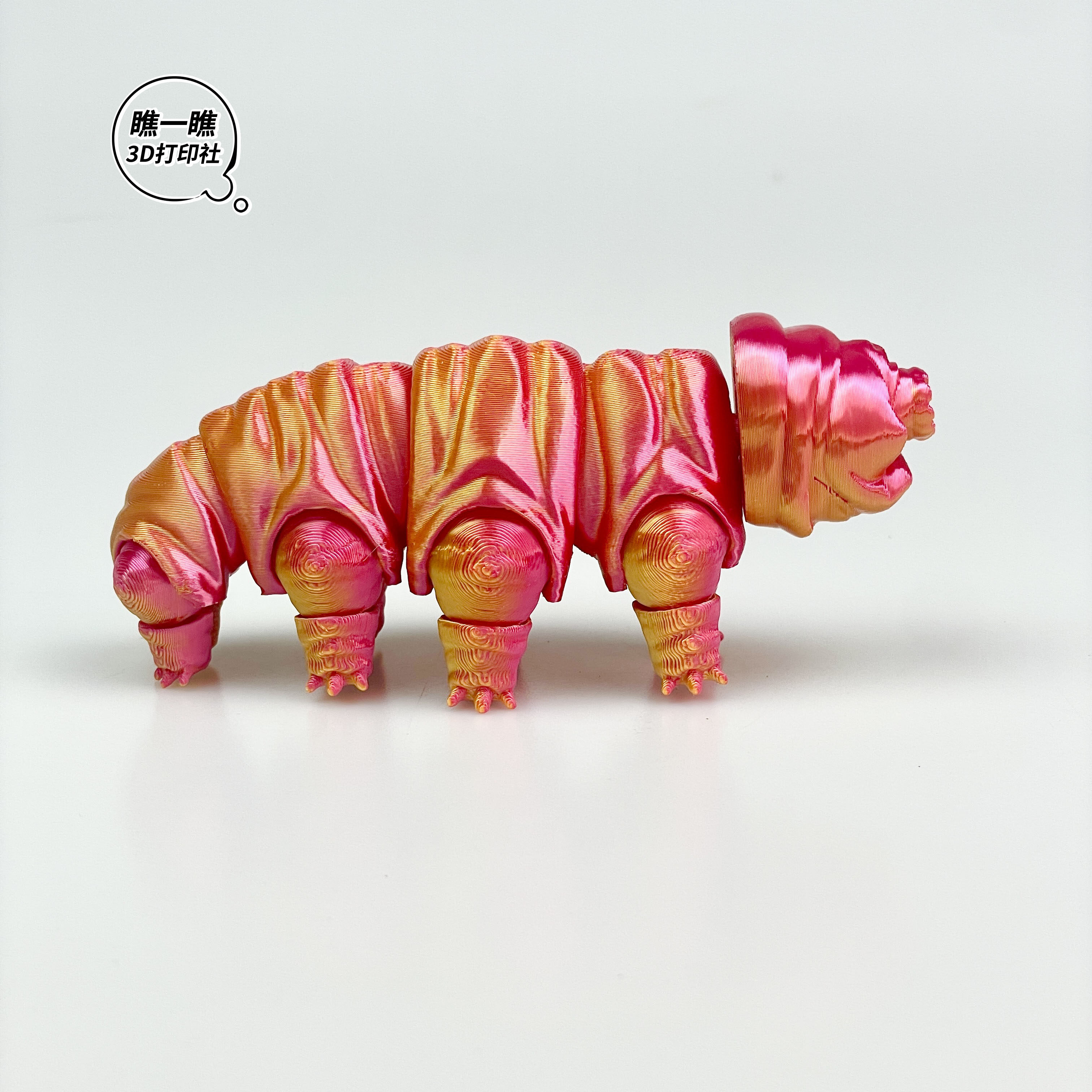 3d打印水熊虫关节可动新款仿真动物模型男孩玩具创意礼物装饰摆件,淘宝优惠券,粉丝福利购,淘宝优惠卷